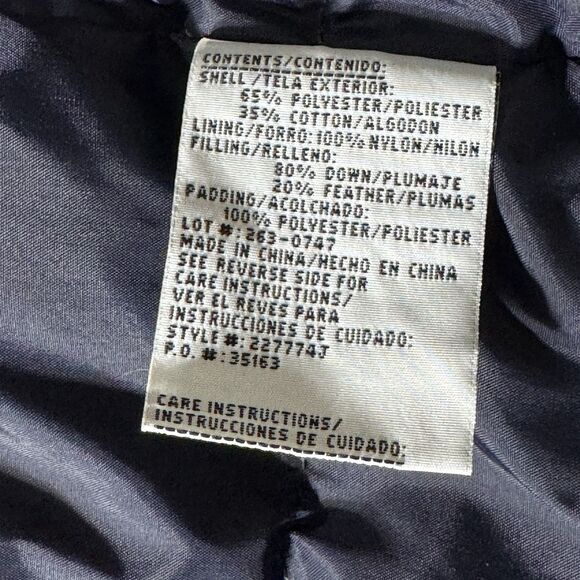 Mulberry Street vintage 90s Down Puffer Parka Hunter Green Women’s size L - Picture 10 of 14